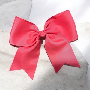Pink Hair Bow 2 with metal alligator clip